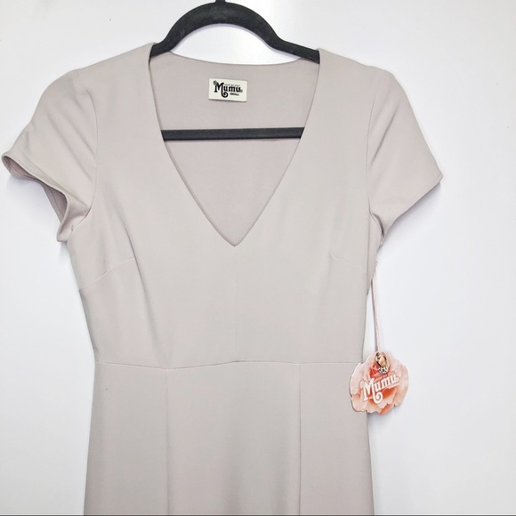 NWT Show Me Your Mumu Geneva maxi bridal dress long V-neck bridesmaid we… - Picture 6 of 13